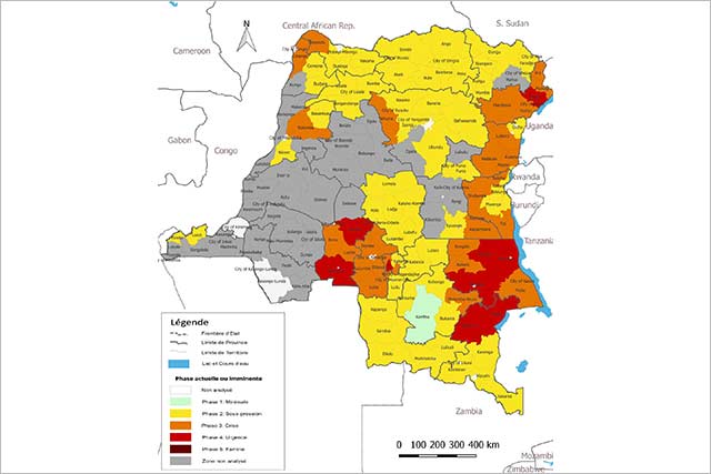IPC Map of DR Congo - August 2018 : FAO in Emergencies