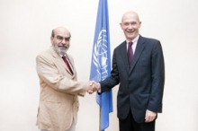 Jos? Graziano da Silva and Pascal Lamy (right)