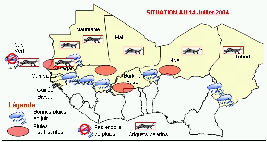 Carte sensible du Sahel