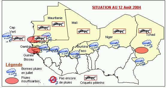 Carte sensible du Sahel