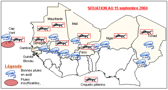 Carte sensible du Sahel