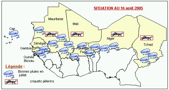 Carte sensible du Sahel