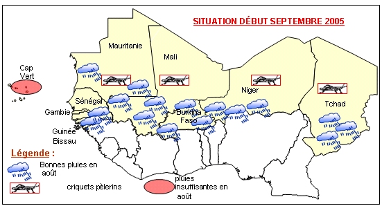 Carte sensible du Sahel