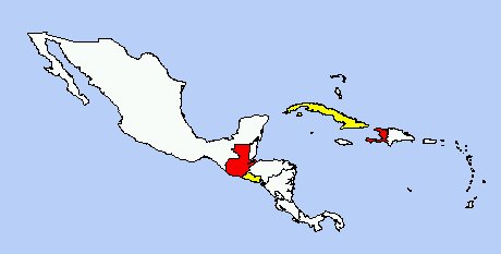 Central America Map