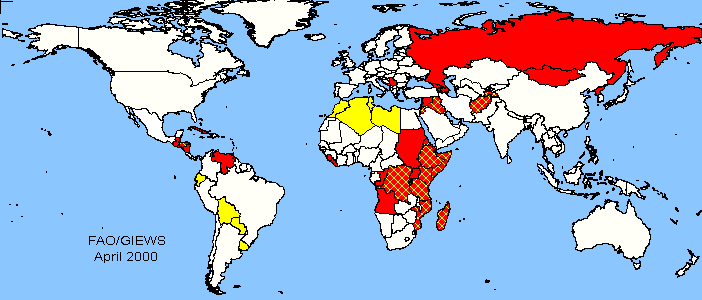 World map sensitive map