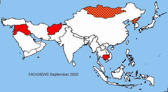 Asia sensitive map