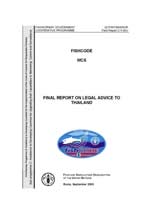 Final report on a legal advice to Thailand