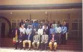 Some participants of the workshop, including the Honourable Minister for Agriculture and Cooperatives of Zambia, Mr Mundia F. Sikatana (front row, third from the left