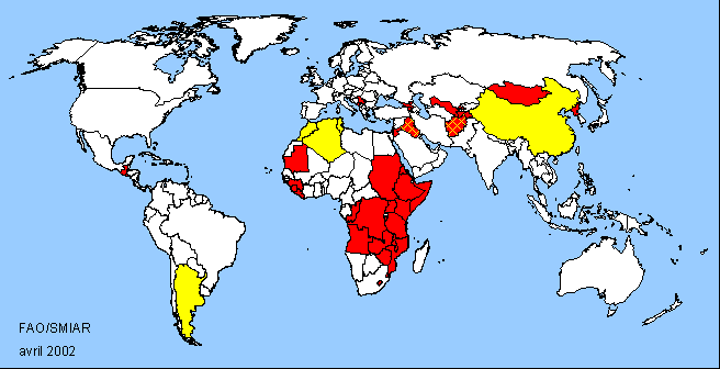 Carte sensible du monde