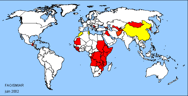 Carte sensible du monde