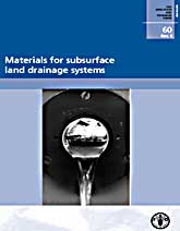 Materials for subsurface land drainage systems