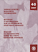 Animal Genetic Resources Information 40