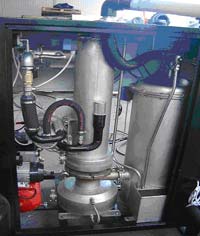 Fig. 15 Oxygen burner to use in order to rise CO2 in chestnuts storage