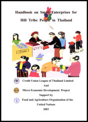 Cover - Handbook on Small Enterprises for  Hill Tribe People in Thailand