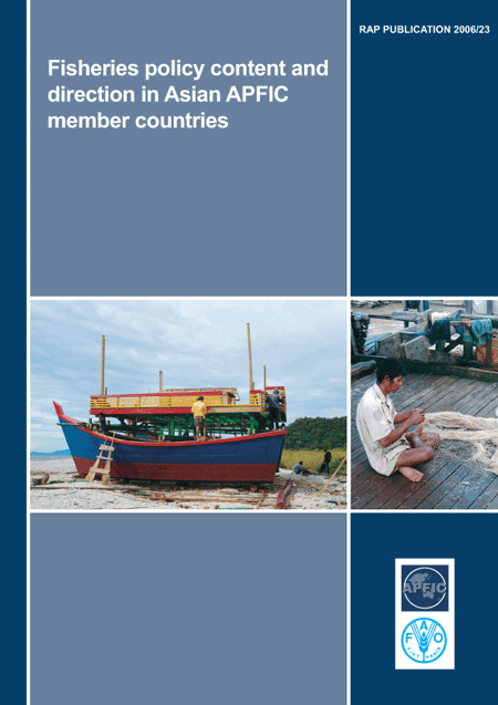 Fisheries policy content and direction in Asian APFIC member countries