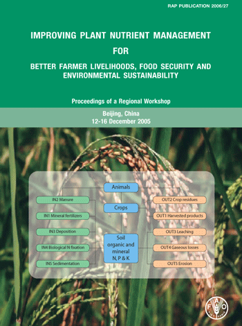 IMPROVING PLANT NUTRIENT MANAGEMENT FOR BETTER FARMER LIVELIHOODS, FOOD SECURITY AND ENVIRONMENTAL SUSTAINABILITY