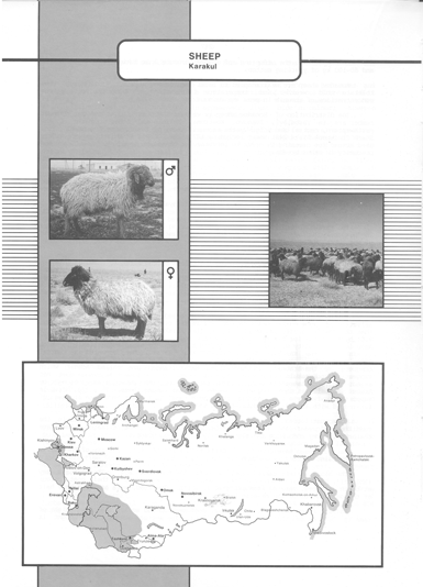 Animal genetic resources of the USSR