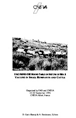 FAO/WHO/OIE Round Table on the use of Rev.1 Vaccine in small ruminants and cattle