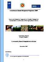 Improved Adaptive Capacity to Climate Change for Sustainable Livelihoods in the Agriculture Sector