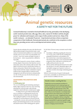 Commission on Genetic Resources for Food and Agriculture - FACTSHEETS