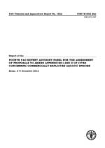 Report of the fourth FAO Expert Advisory Panel for the Assessment of Proposals to Amend Appendices I and II of CITES Concerning Commercially-exploited Aquatic Species, Rome,  3–8 December 2012.
