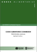 CODEX ALIMENTARIUS COMMISSION PROCEDURAL MANUAL Eighteenth edition