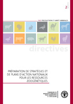 Prparation de Stratgies et de plans daction nationaux pour les ressources zoogntiques.