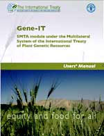 GENE-IT. SMTA module under the Multilateral System of the International Treaty of PGR