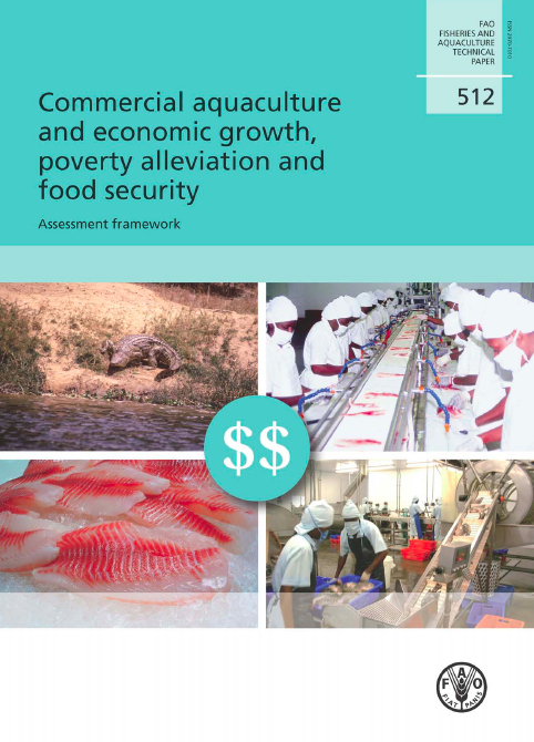 Commercial aquaculture and economic growth, poverty alleviation and food security
