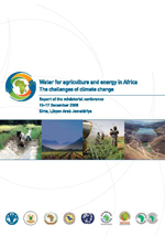 Water for agriculture and energy in Africa The challenge of climate change