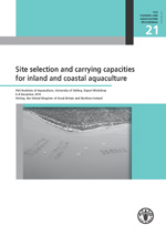 Site selection and carrying capacities for inland and coastal aquaculture