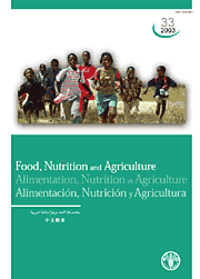 Food, nutrition and agriculture - 33/2003