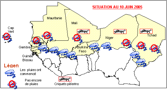 Carte sensible du Sahel