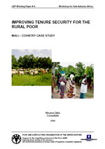 IMPROVING TENURE SECURITY FOR THE RURAL POOR - Mali