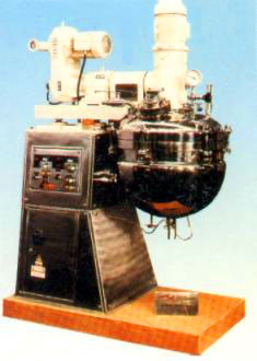 Small desktop model of a vacuum mixer.
