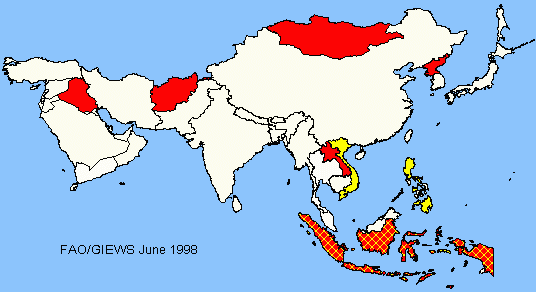 Asia sensitive map