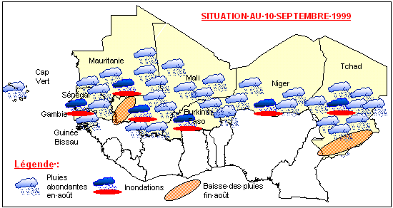 Carte sensible du Sahel