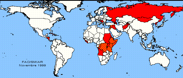 Carte sensible du monde