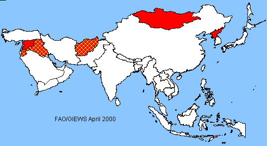 Asia sensitive map