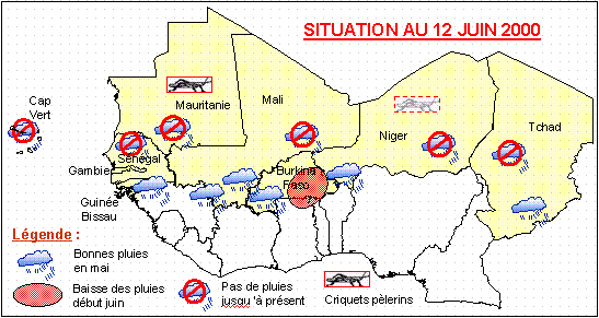 Carte sensible du Sahel