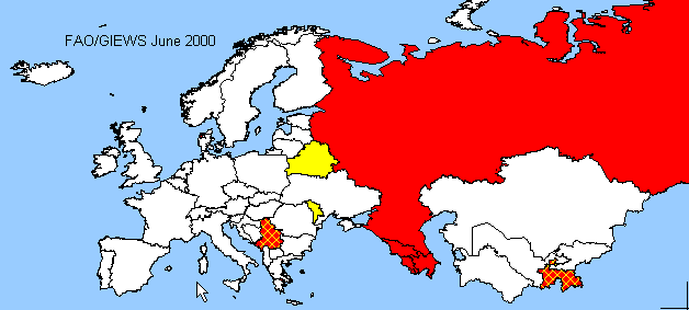 Europe sensitive map