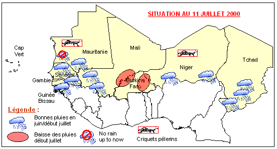 Carte sensible du Sahel