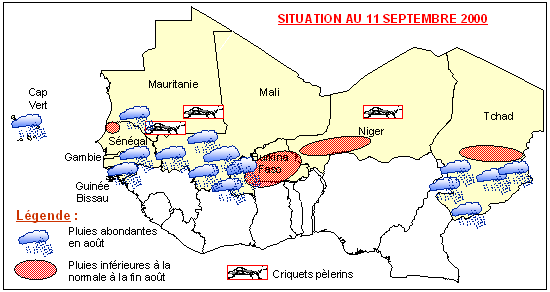 Carte sensible du Sahel