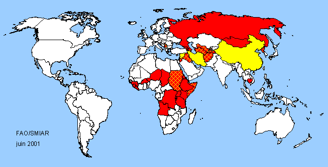Carte sensible du monde