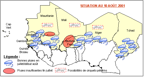 Carte sensible du Sahel