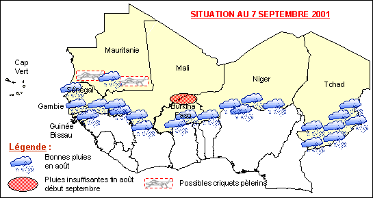 Carte sensible du Sahel