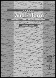 Land Reform, 2003/3, Special Edition