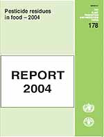 Pesticide residues in food 2004