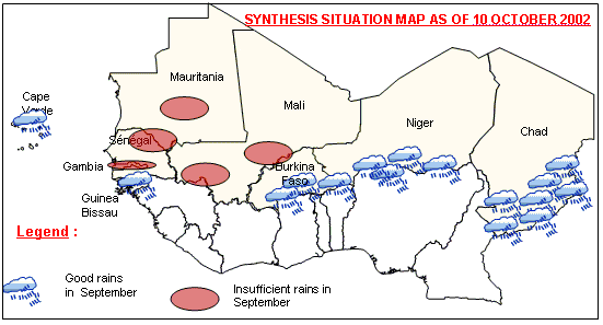 Sensitive Map of the Sahel countries