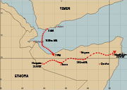 24 September. Swarms reported in northern Somalia and eastern Ethiopia